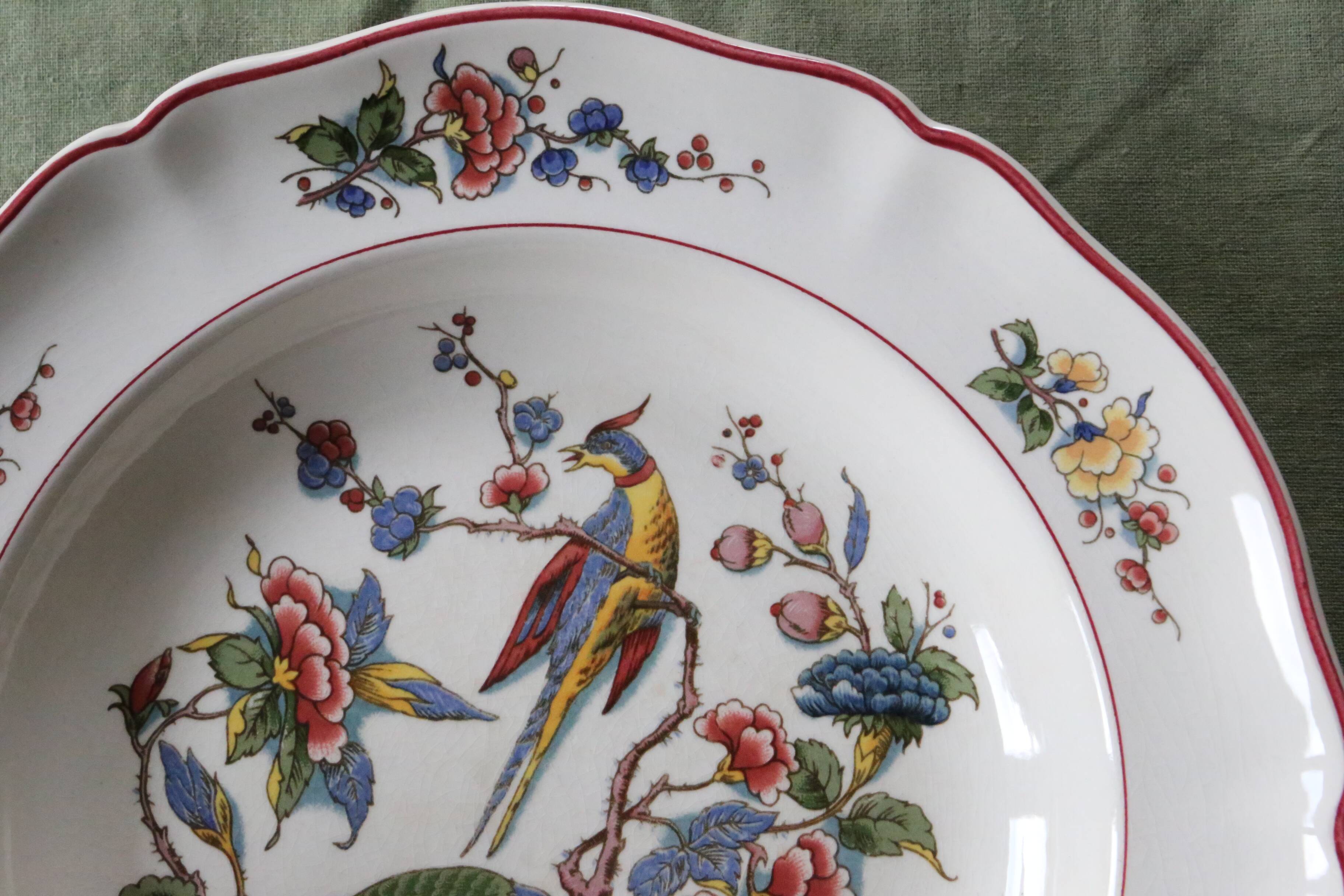 Soup plate, Phoenix service, Villeroy and Boch, vintage