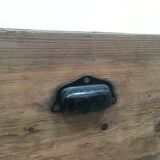 Batch of 3 wooden crates with handles