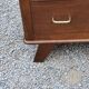 Vintage oak chest of drawers legs compass 3 drawers from the 50s