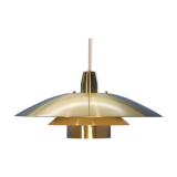 Large danish pendant in brass, 1960s
