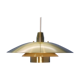 Large danish pendant in brass, 1960s