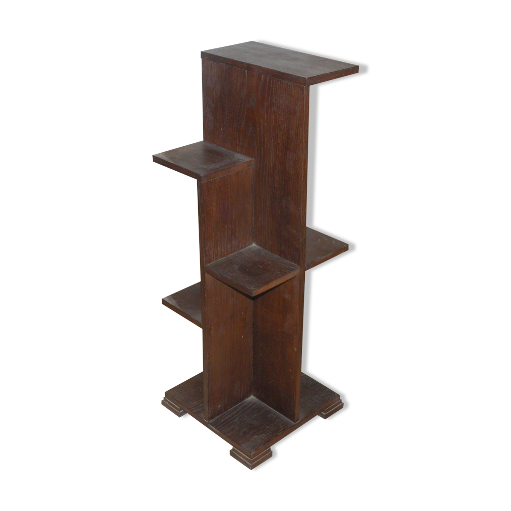 Réveil Moderniste BAYARD Art Déco - France, Mécanique, Bois Laiton Et Cuir, Années 50