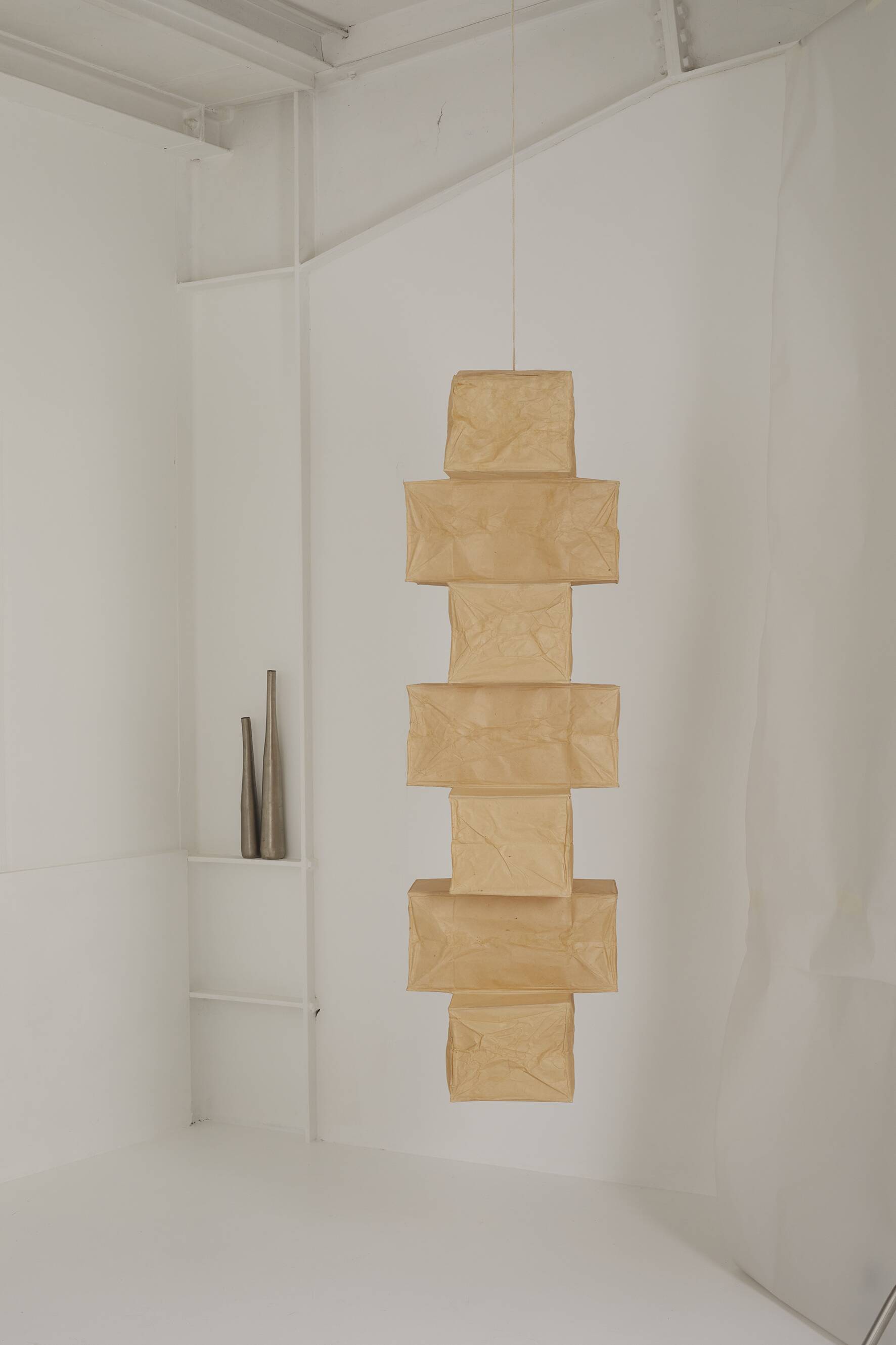 Akari 30P sculptural lamp by Isamu Noguchi, circa 1971