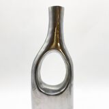 Modernist vase / cast aluminum – 1970s