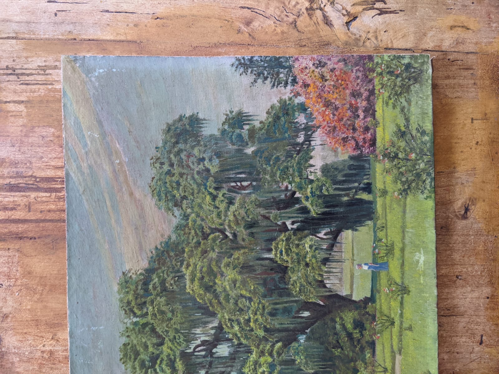 J.Ryck oil painting on cardboard