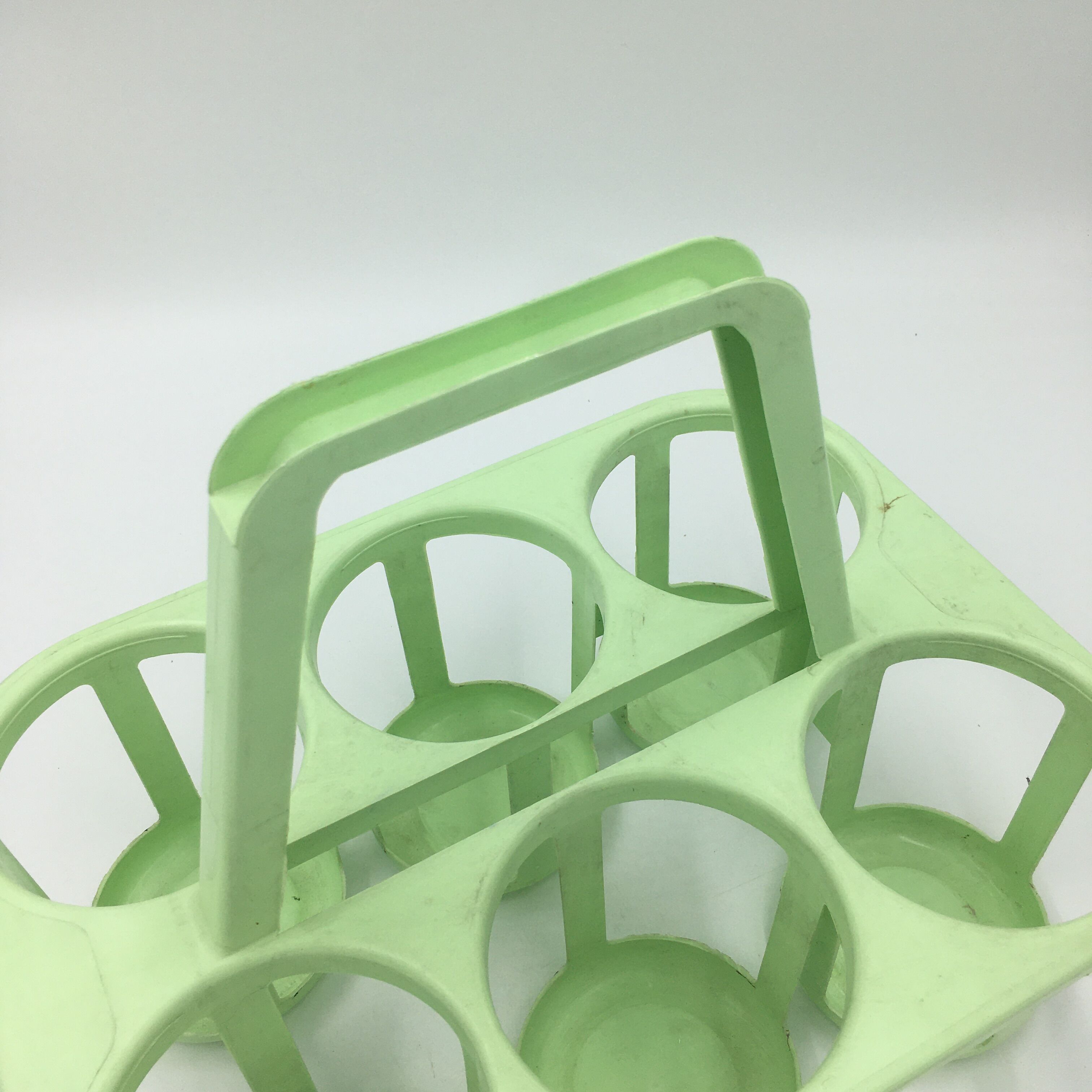 Vintage anise green bottle holder