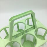 Vintage anise green bottle holder