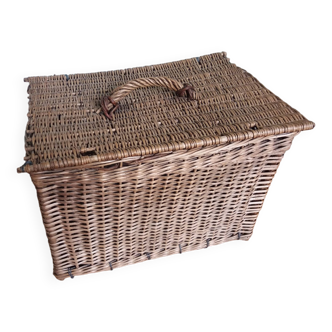 wicker box basket