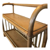 Rattan shelf