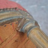 So-called Chair chaffeuse era painted XIX