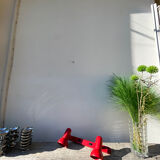 Applique 2 spots orientables en métal rouge