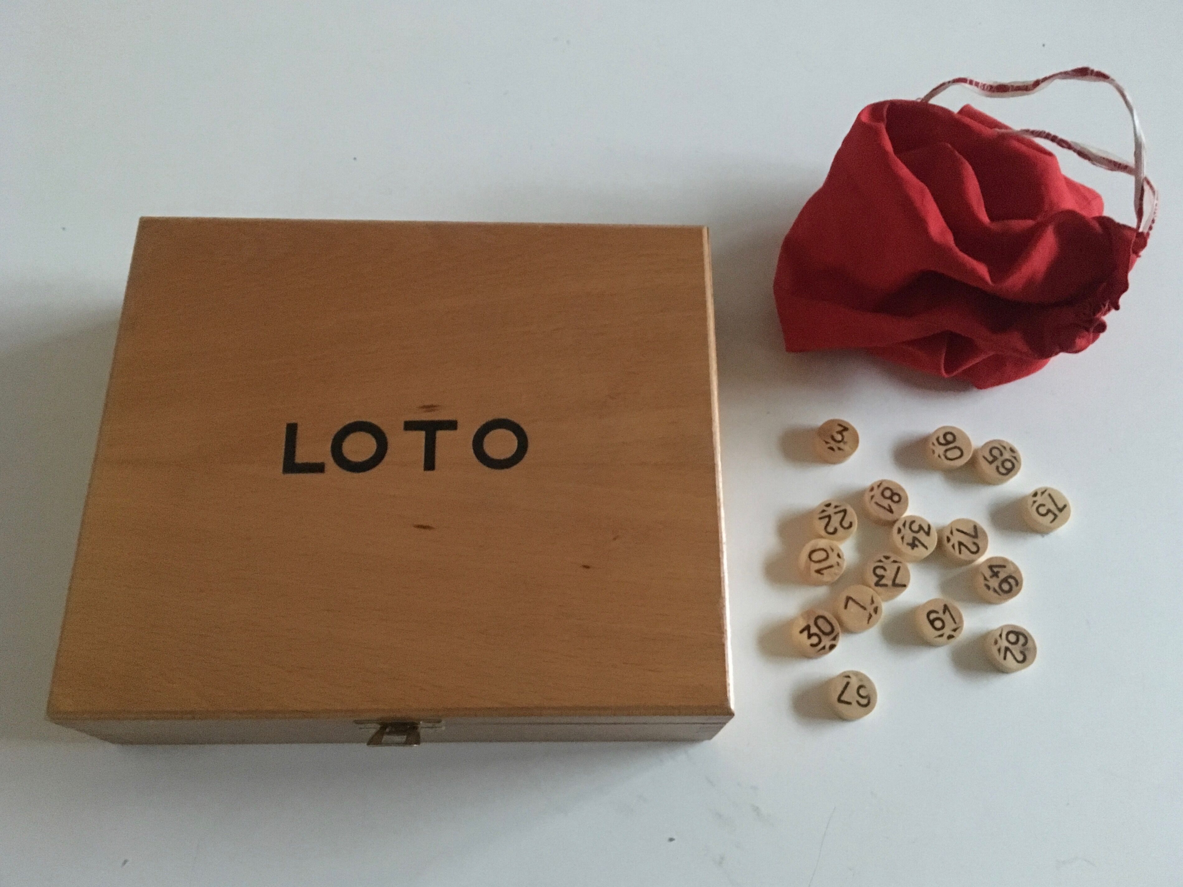 Lotto s 70s wooden game