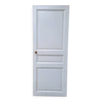 Ancienne porte d interieur fin XIXe avec système de fermeture