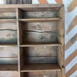 Wooden shelf drawer box