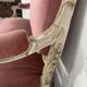 Louis XV style bench in lacquered and gilded beech, 20th century