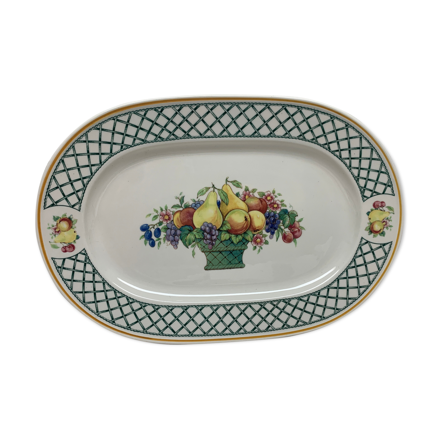 Oval flat villeroy and boch basket