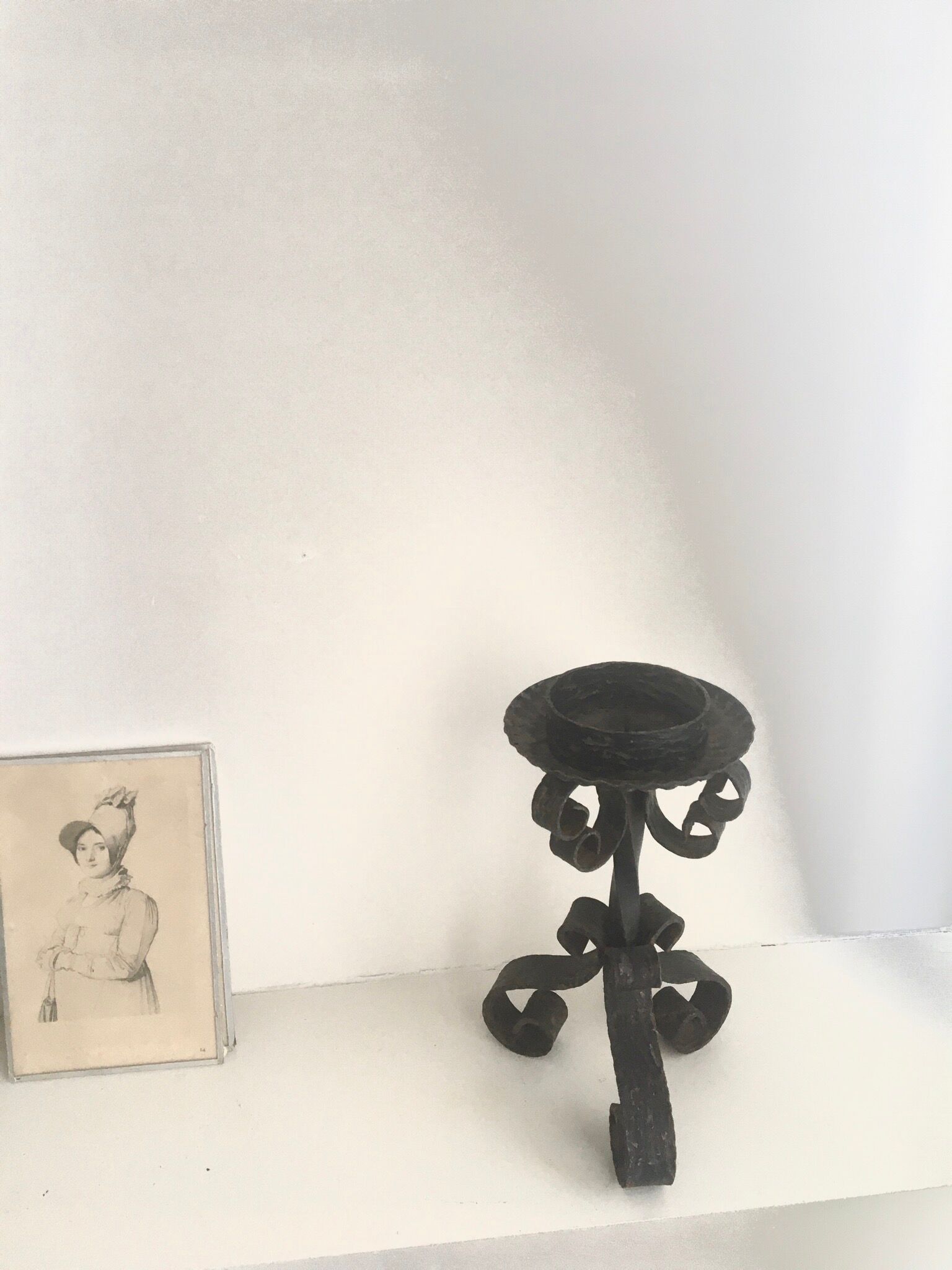 Church cierge wrought iron