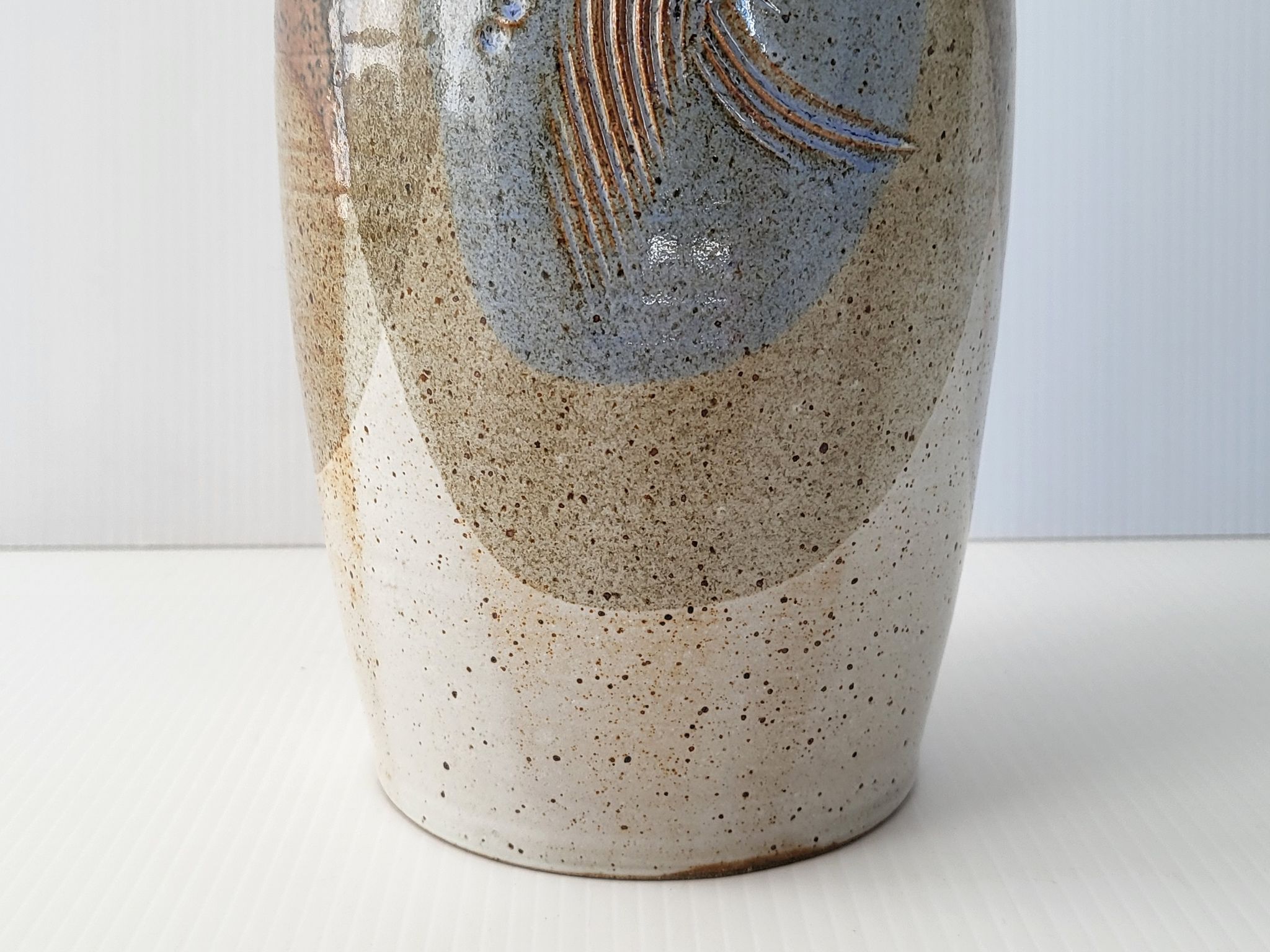 Vase en grès vintage 1970