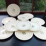 12 Terre de Fer Marmoz flat plates