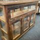 Vitrine comptoir Bois Exotique