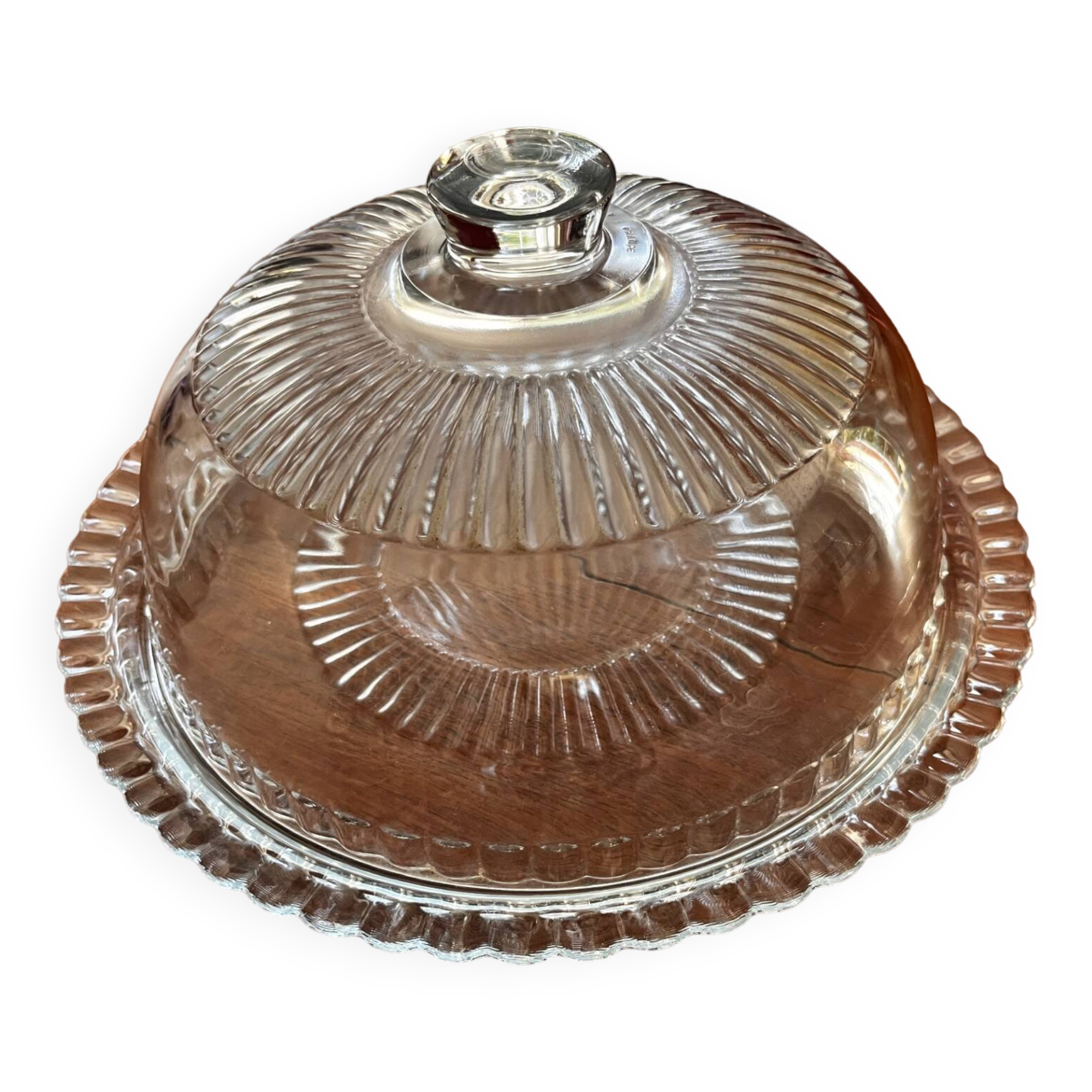Antique glass bell