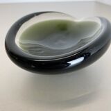 Large 1,5kg Murano Sculptural Glass Element Shell Ashtray Murano, Italy, 1970
