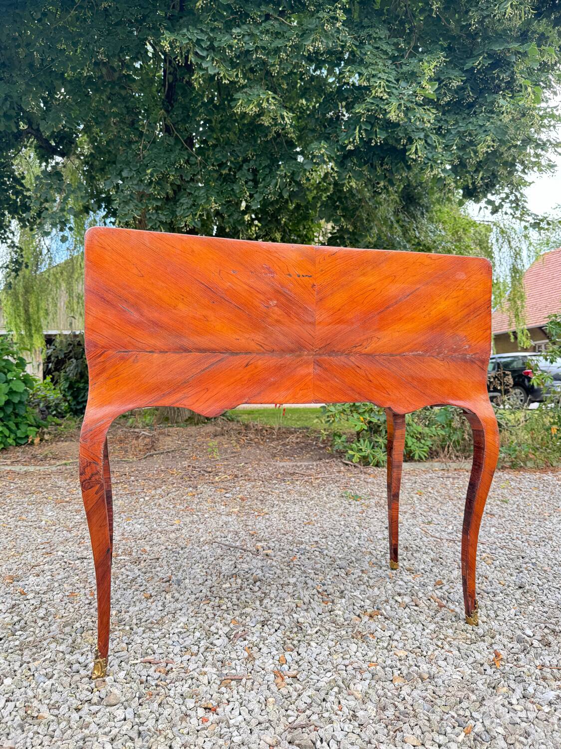 Louis xv period marquetry sloping desk, 18th century stamped criaerd