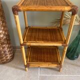 Rattan shelf to put down