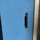 Hosie/wardrobe 2 doors in blue formica