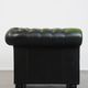 Green English Vintage Chesterfield Club Chair