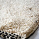 Tapis beni ouarain 100% laine vierge fait a la main neuf 165 x 110 cm