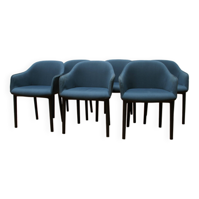 Suite de 6 fauteuils Softshell, Vitra