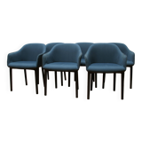 Suite of 6 Softshell armchairs, Vitra