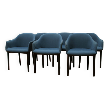 Suite de 6 fauteuils Softshell, Vitra