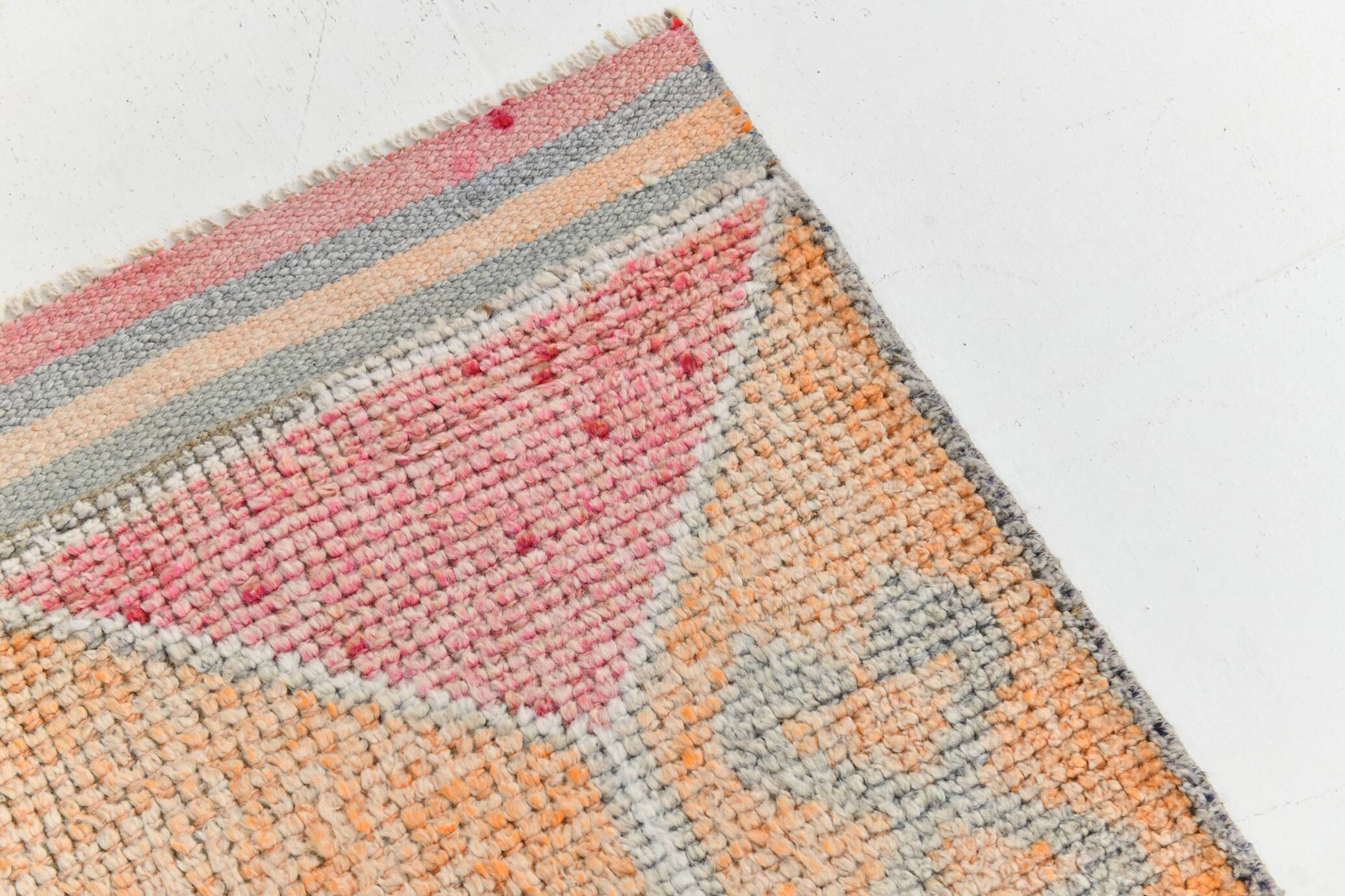 Tapis de couloir vintage turc, 90 x 319 cm