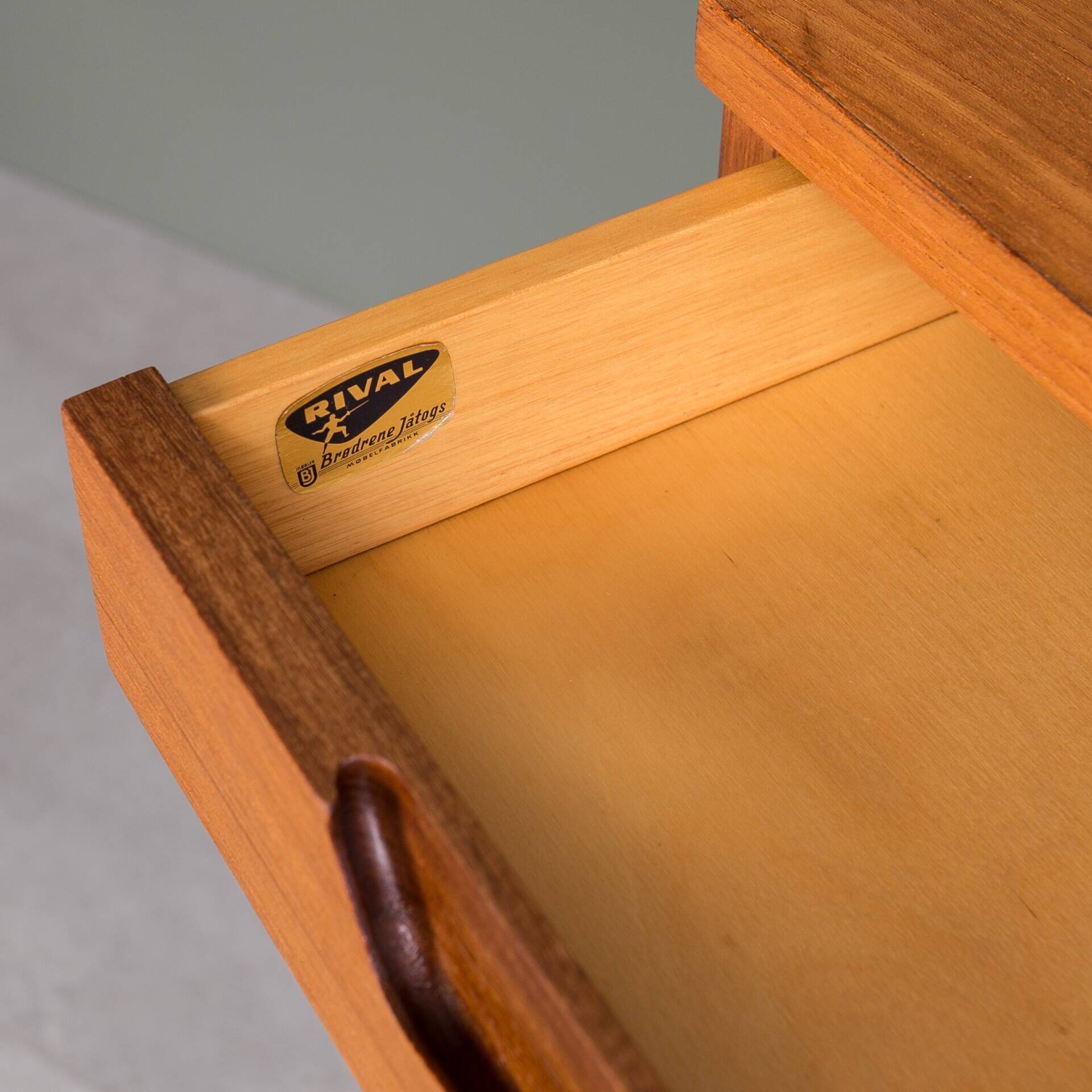 Teak Modular Wall Unit, Brodrene Jatog Mobelfabrik, Norway, 1960s