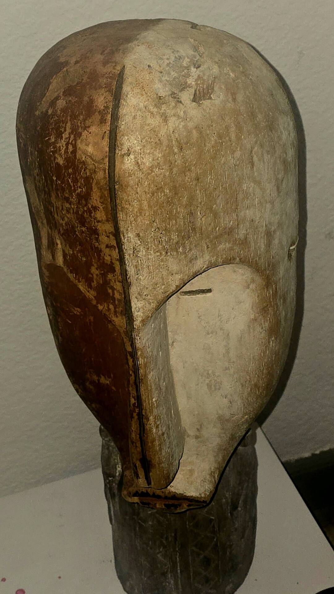 Masque africain fang début 20e-eeuwse #statue #tribus #lega