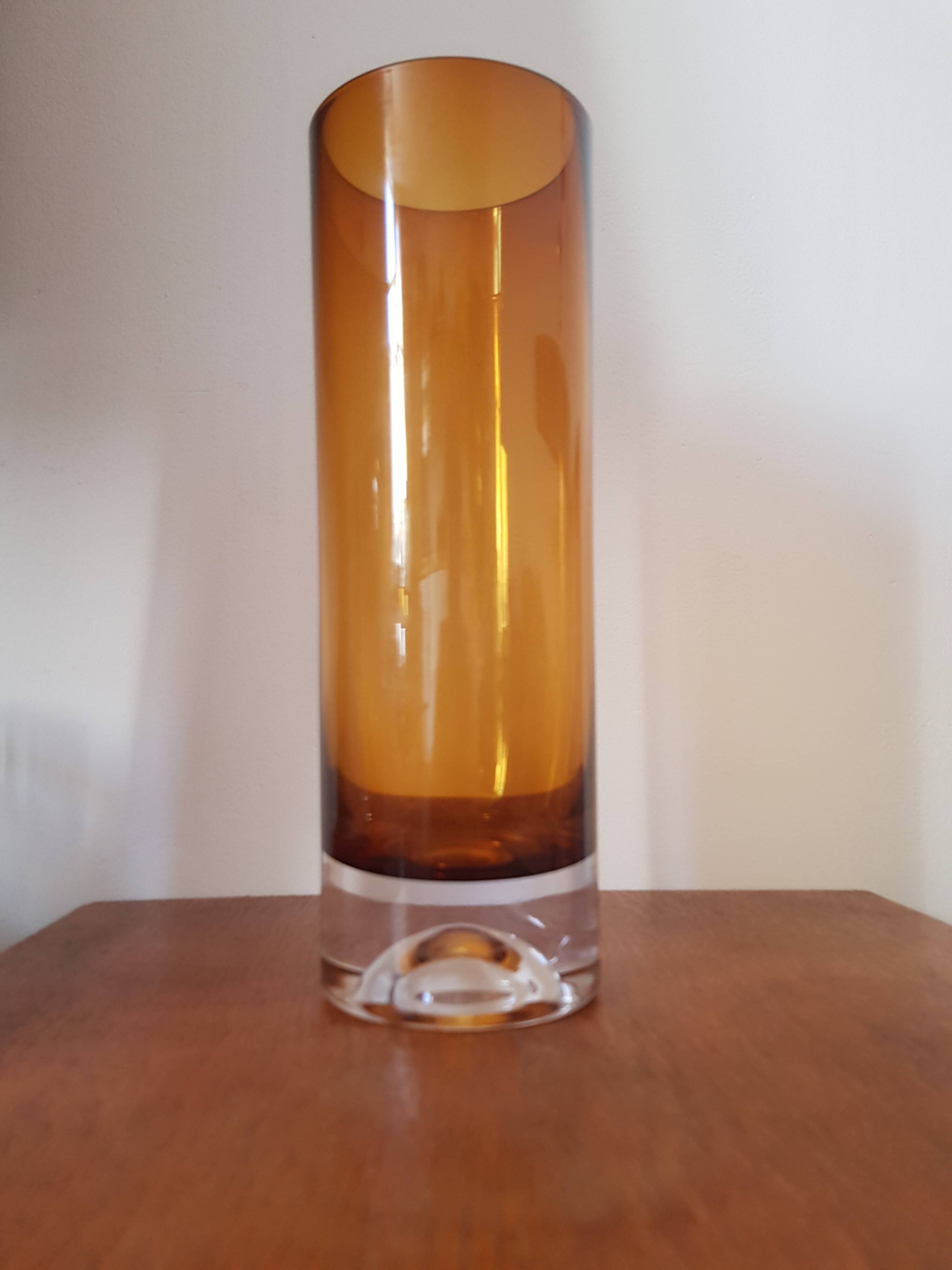 Vase en verre Aseda "skol" par Bo Borgstrom