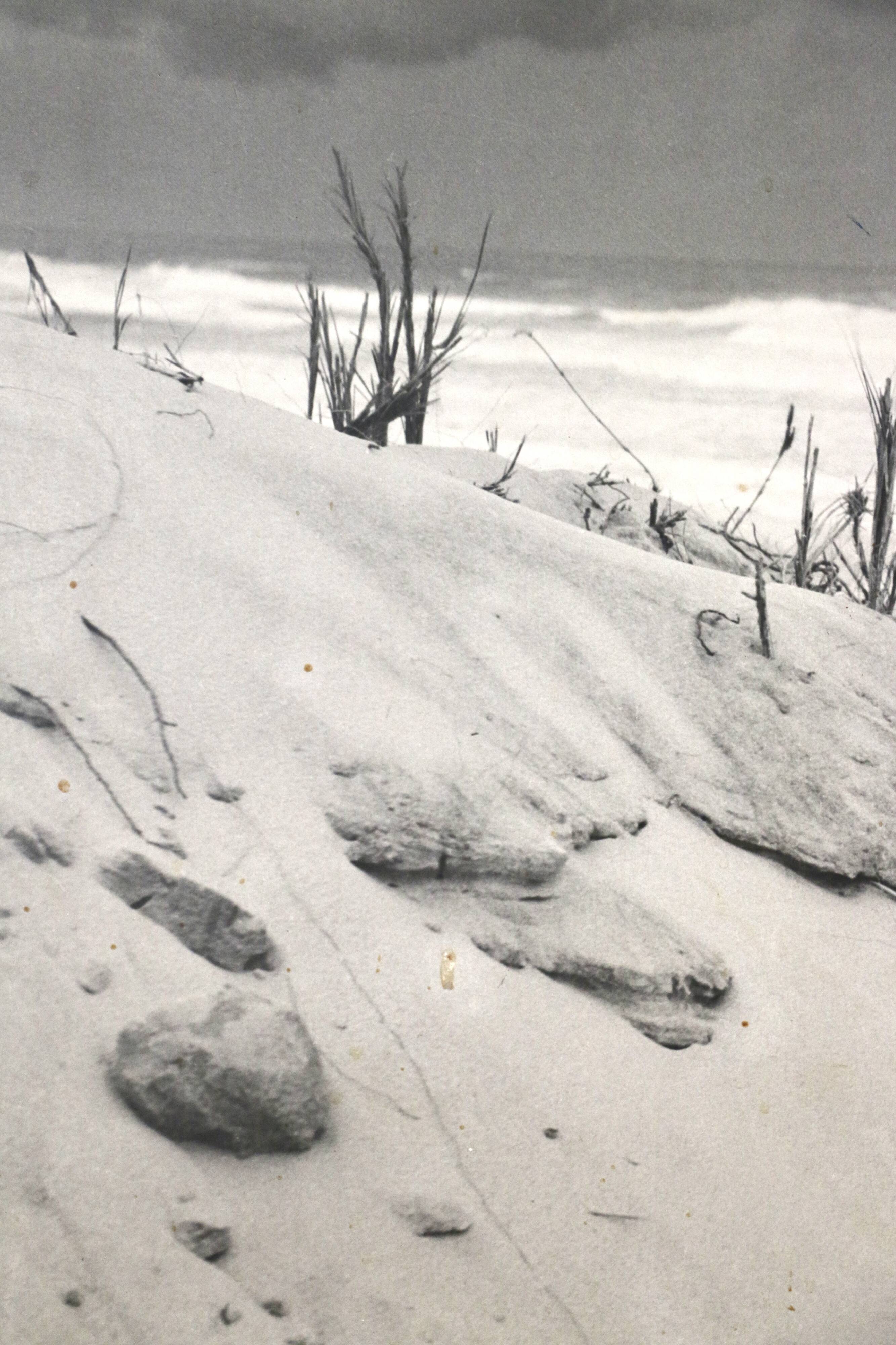 A black and white photo. France 1960s