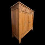 Art Deco buffet in raw and solid oak, 1935.