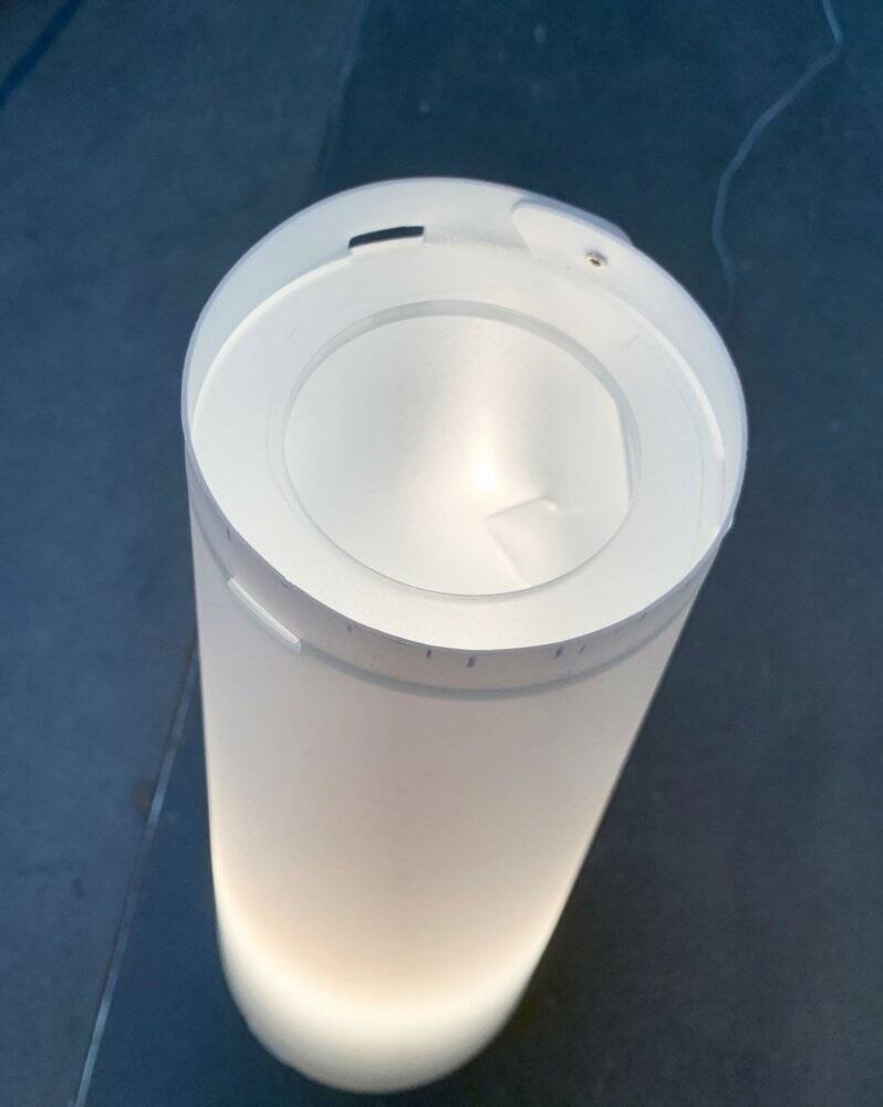 Italian postmodern cone floor lamp by Emporium