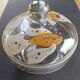 1930s Antique Bohemian Glass Bonbon Dish, Hand blown & painted, Art Deco