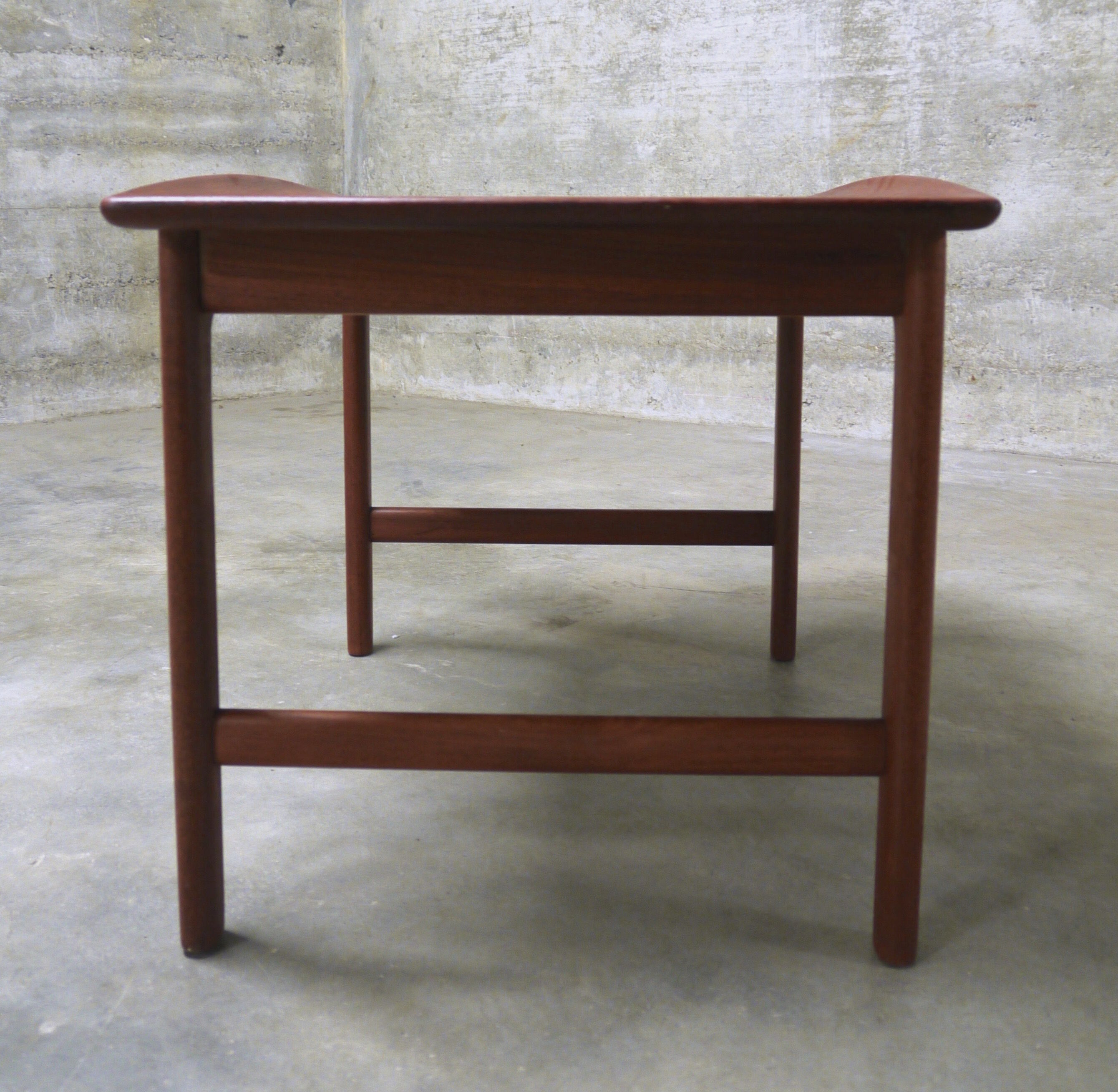 Scandinavian Teak Sofa Beside Table by Folke Ohlson, 1960s