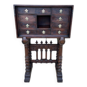 Spanish Vargueno Walnut Cabinet