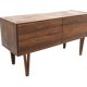 Commode scandinave en palissandre, Lundberg & Söner, Rottne, Suède, 1960