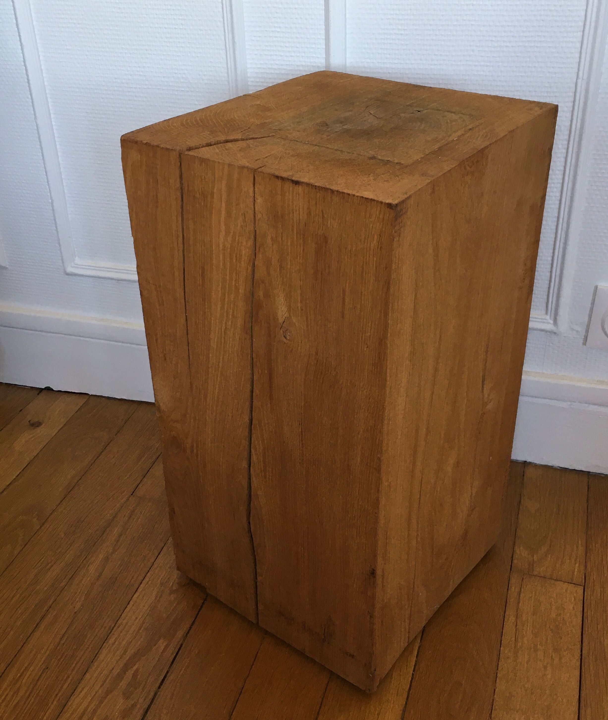 Merlin solid oak sofa end