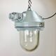 Grey industrial explosion proof lamp, 1970s