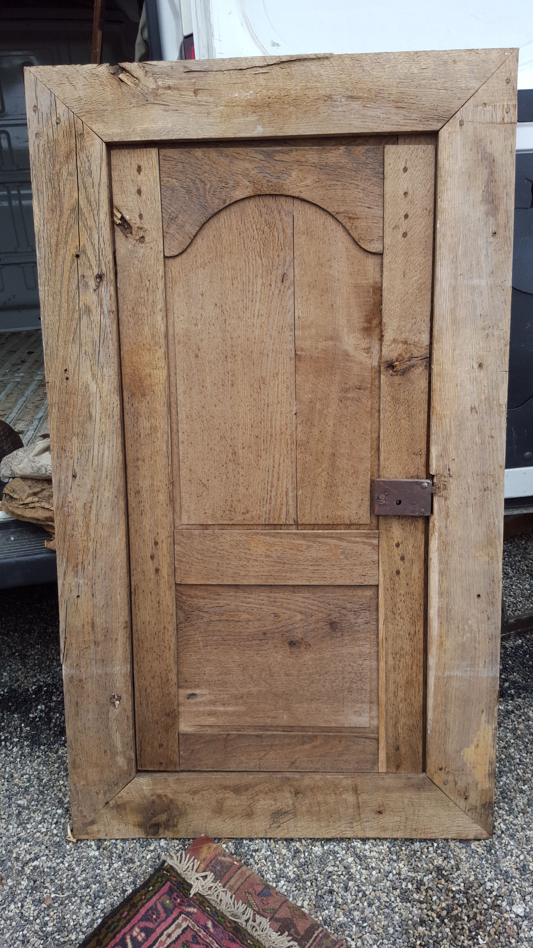 XIX old door with its frame