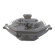 Lallier earthenware soup tureen in Moustiers