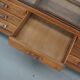 Antique British oak haberdashery cabinet, 1930s